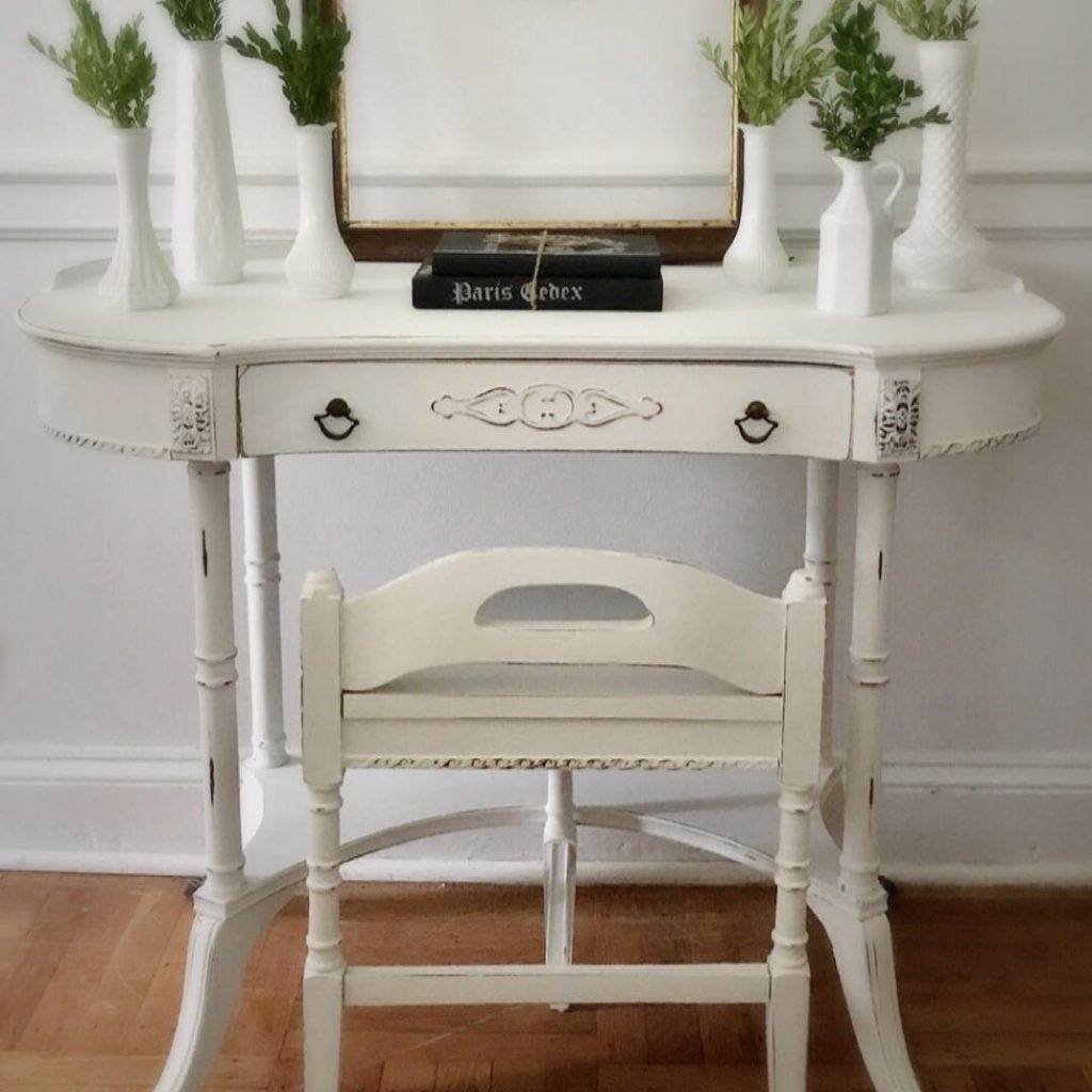 stain over paint for antique look