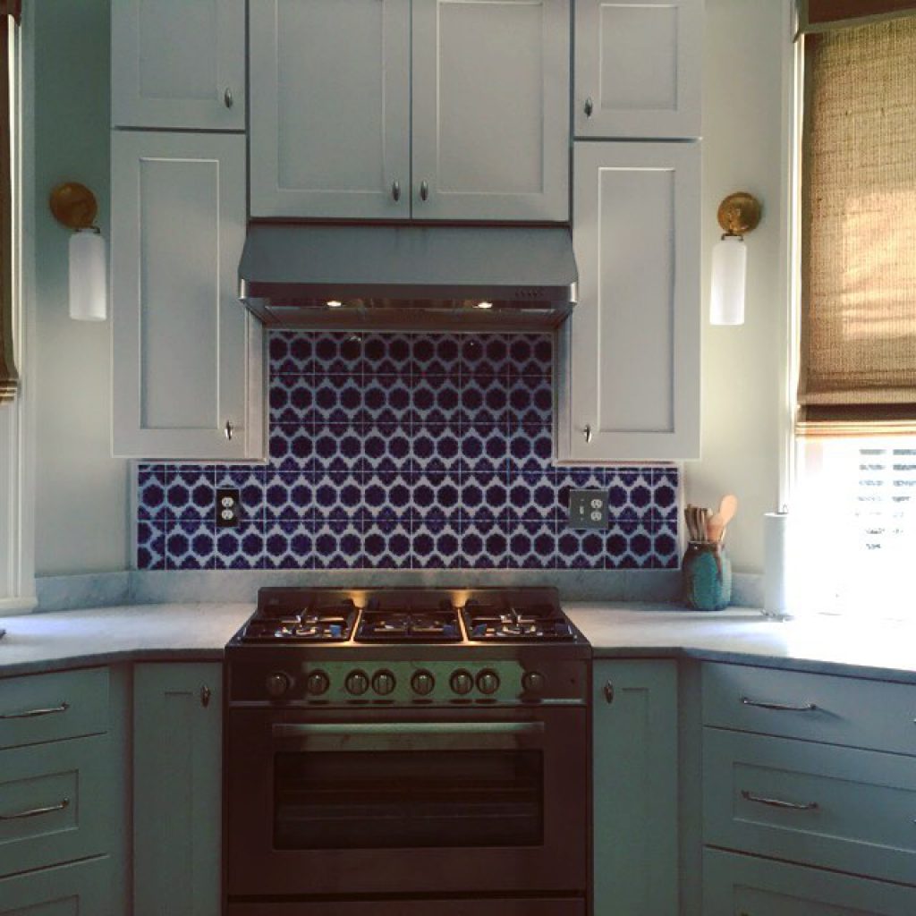 how to paint kitchen backsplash tiles