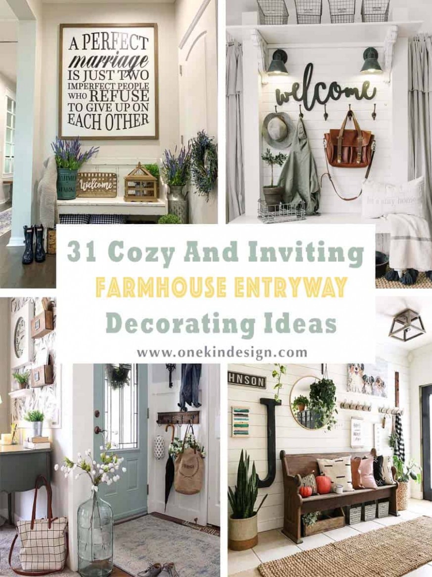 10 Cozy And Inviting Farmhouse Entryway Decorating Ideas Hobby Lobby Entryway Furniture