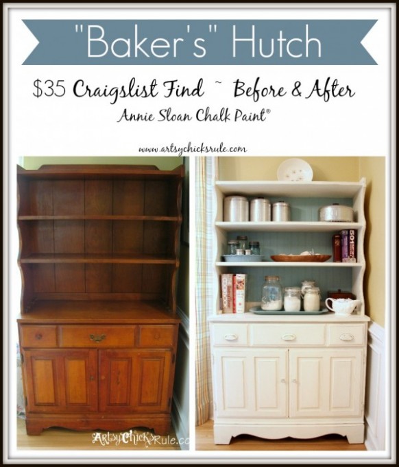1970's Hutch To "baker's" Hutch {annie Sloan Chalk Paint ..