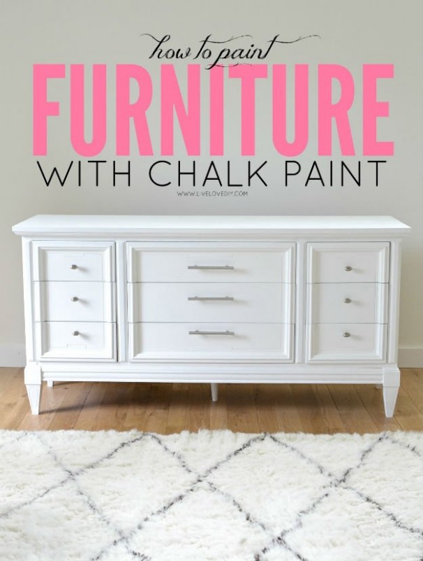 20 Awesome Chalk Paint Furniture Ideas Diy Ready How To Chalk Paint Wood Dresser