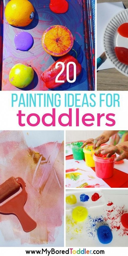 20 Toddler Painting Ideas | Art | Toddler Painting ..