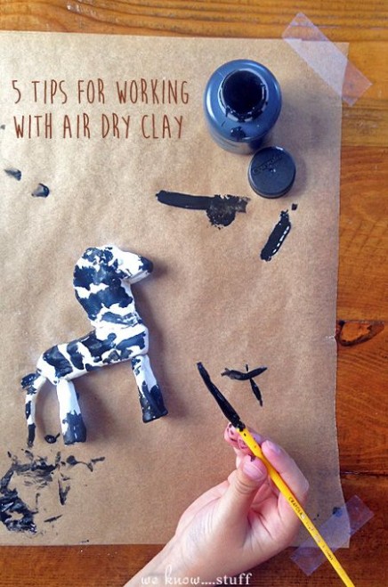 5 Tips For Working With Air Dry Clay: Crayola Air Dy Clay ..