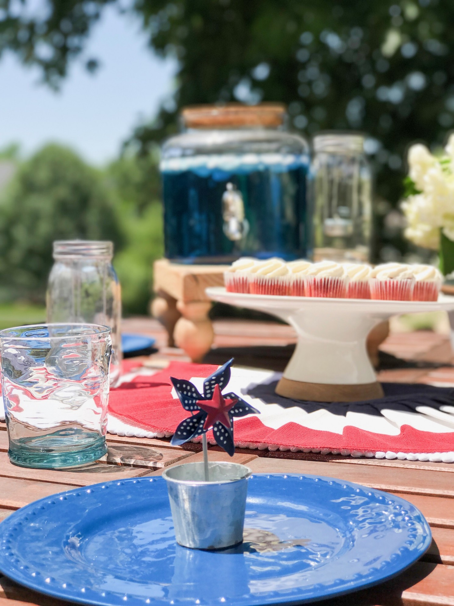 5th Of July Tablescape Little Home Reloved Outdoor Furniture At Hobby Lobby
