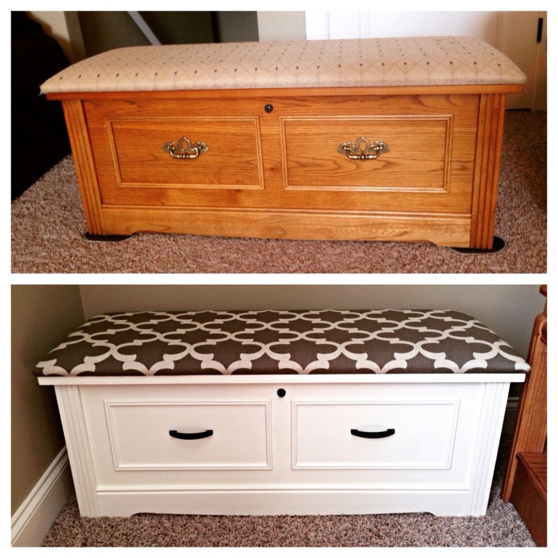 6 Lane Hope Chest Updated For $6! Annie Sloan Chalkpaint In ..