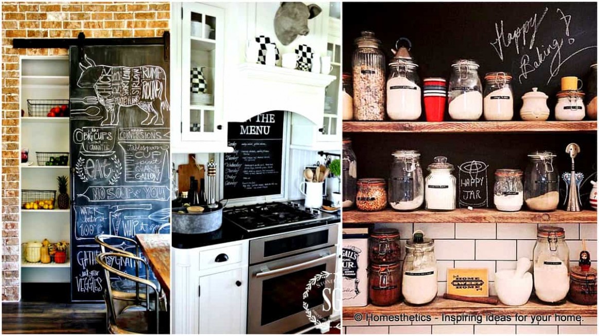8 Simply Beautiful Ways To Use Chalkboard Paint On A Kitchen ..