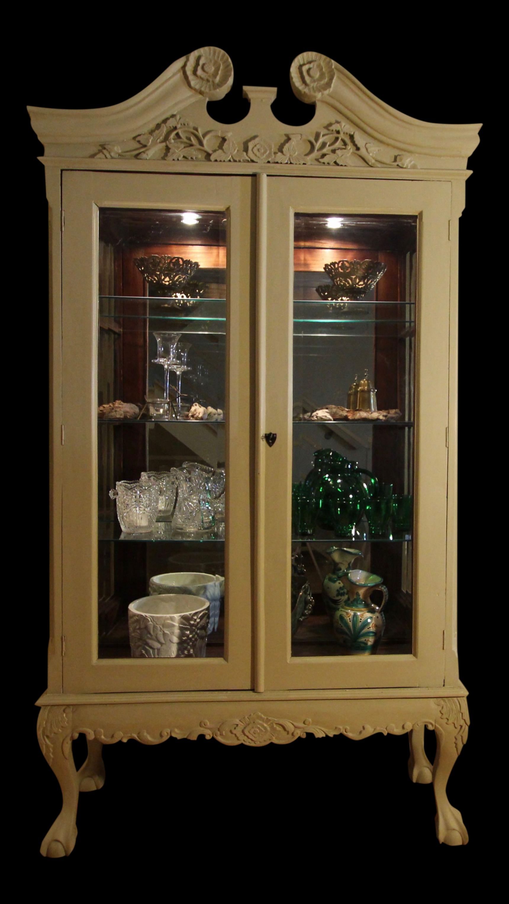 8th Century Chippendale Style China Display Cabinet Where To Buy Annie Sloan Chalk Paint In Denver