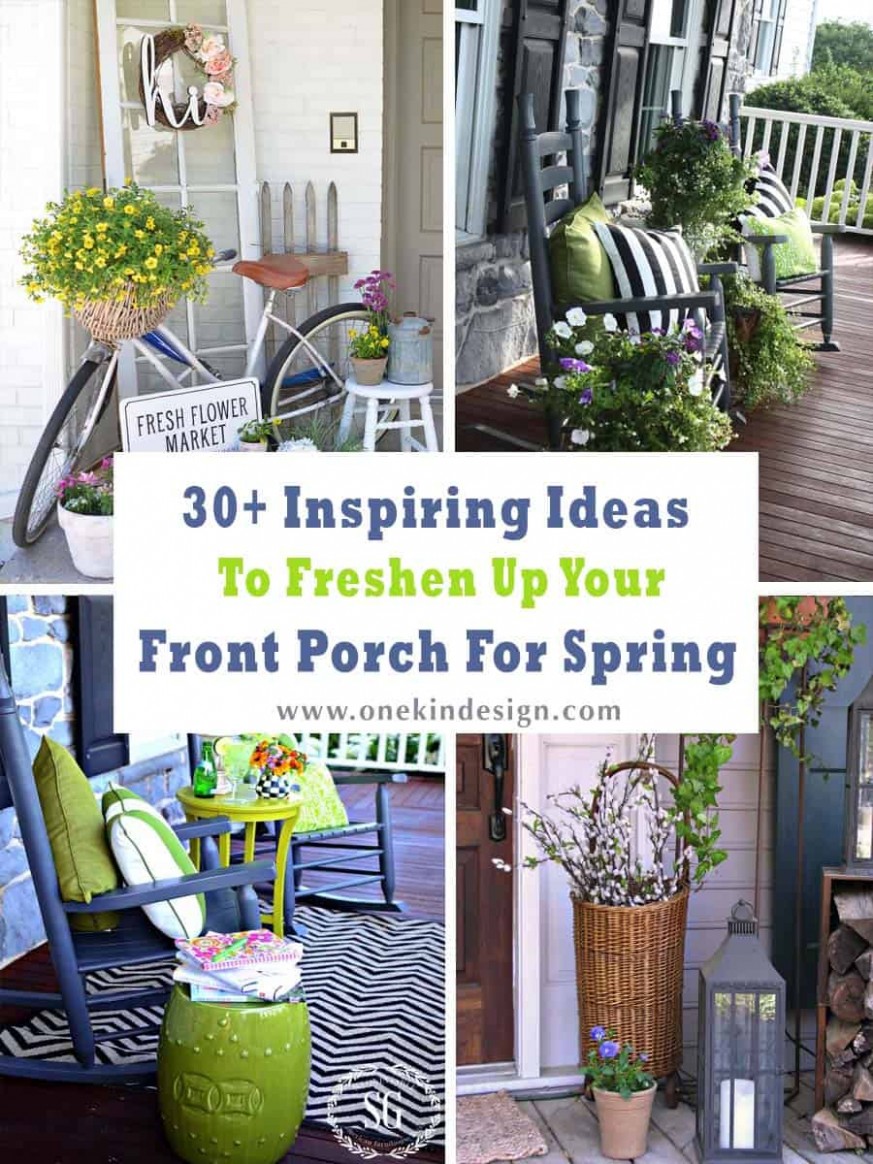 9+ Inspiring Ideas To Freshen Up Your Front Porch For Spring Hobby Lobby Porch Furniture