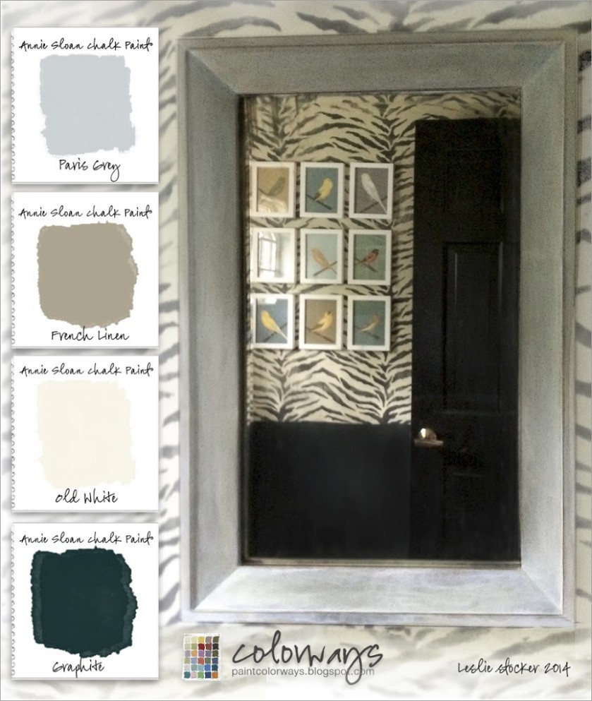 A Supporting Role | Colorways With Leslie Stocker Annie Sloan Chalk Paint Colors Graphite
