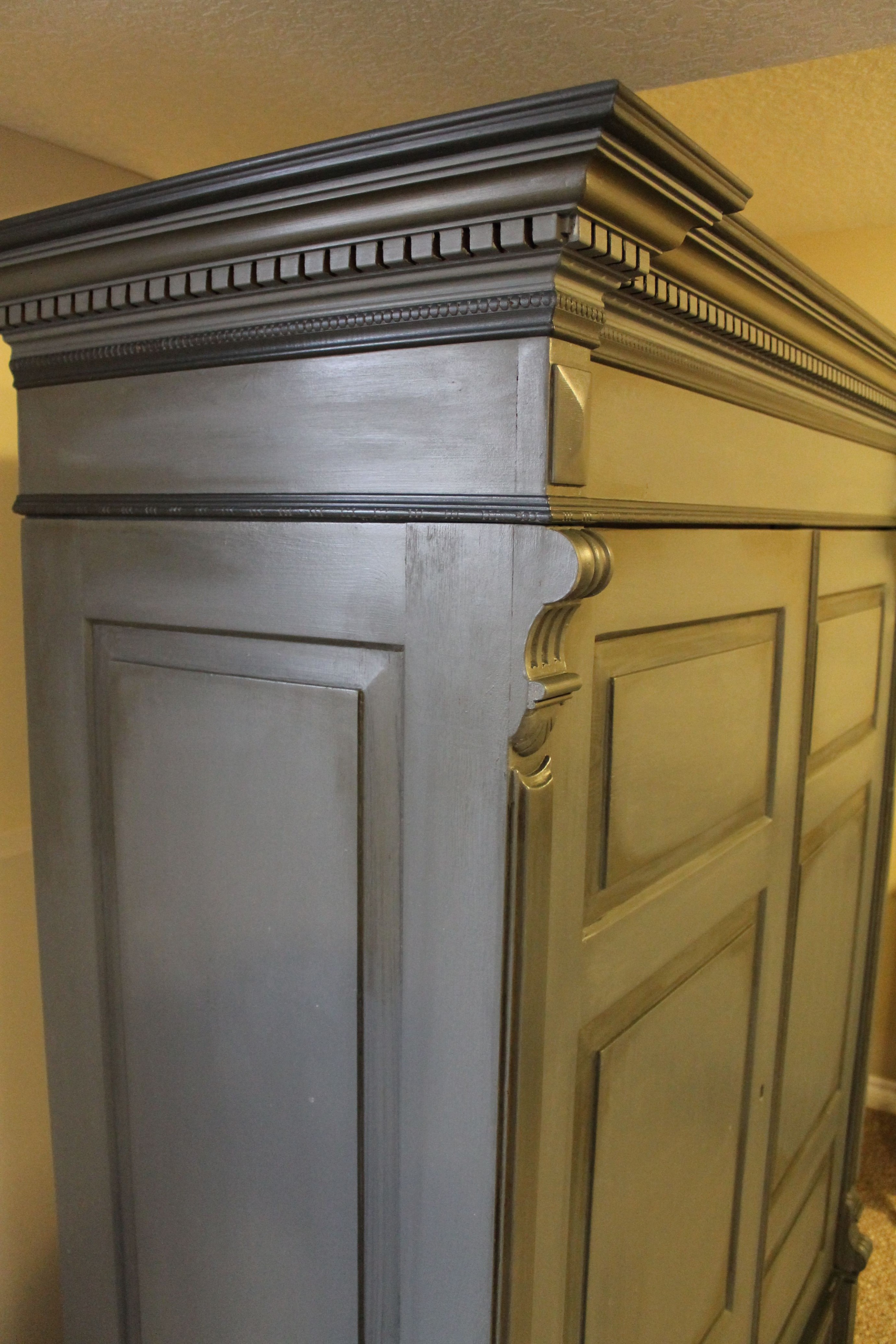 After Armoire. Annie Sloan Chalk Paint; Graphite And French ..