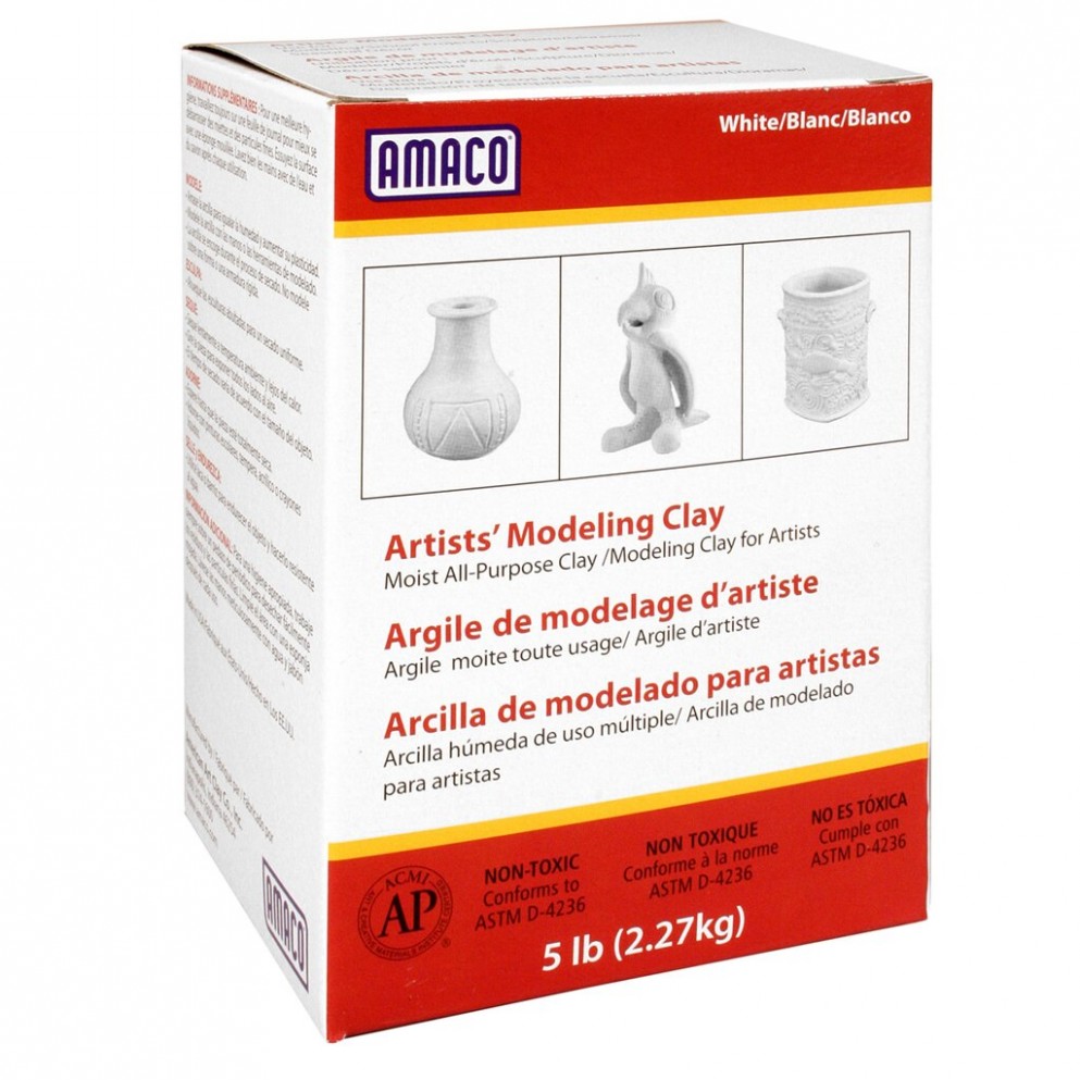Amaco® Artists' Modeling Clay How To Paint Air Dry Modeling Clay