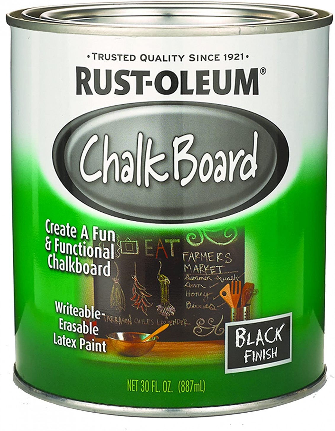 Amazon.com: Rustoleum 5 5 Quart Black Chalk Board Paint: Toys ..