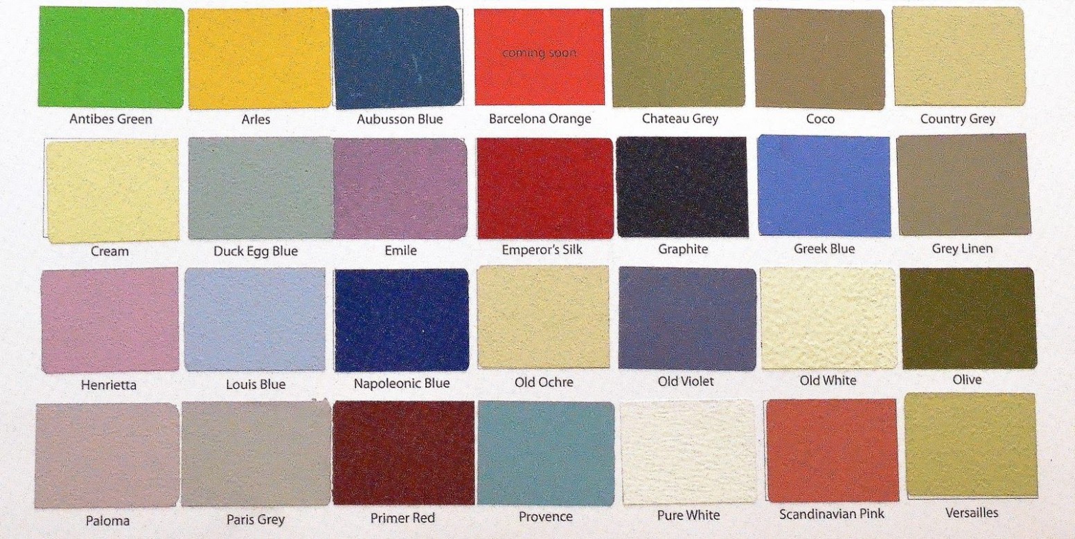 Annie Sloan's Color Charts | Paint Ideas | Annie Sloan ..