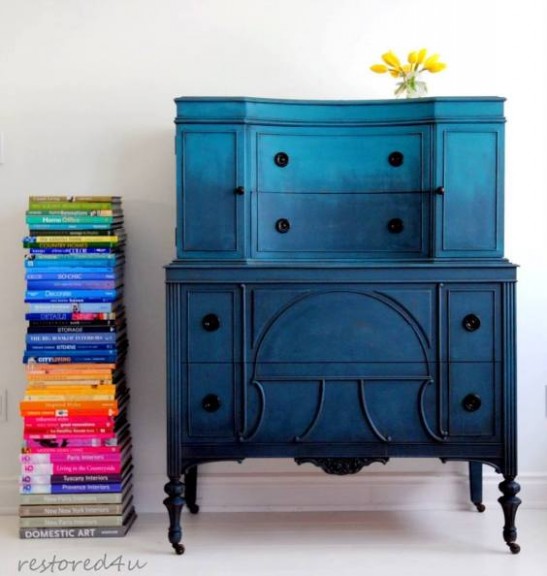 Annie Sloan Chalk Paint: Blue Ombré Effect Where To Buy Annie Sloan Chalk Paint In Ontario Canada