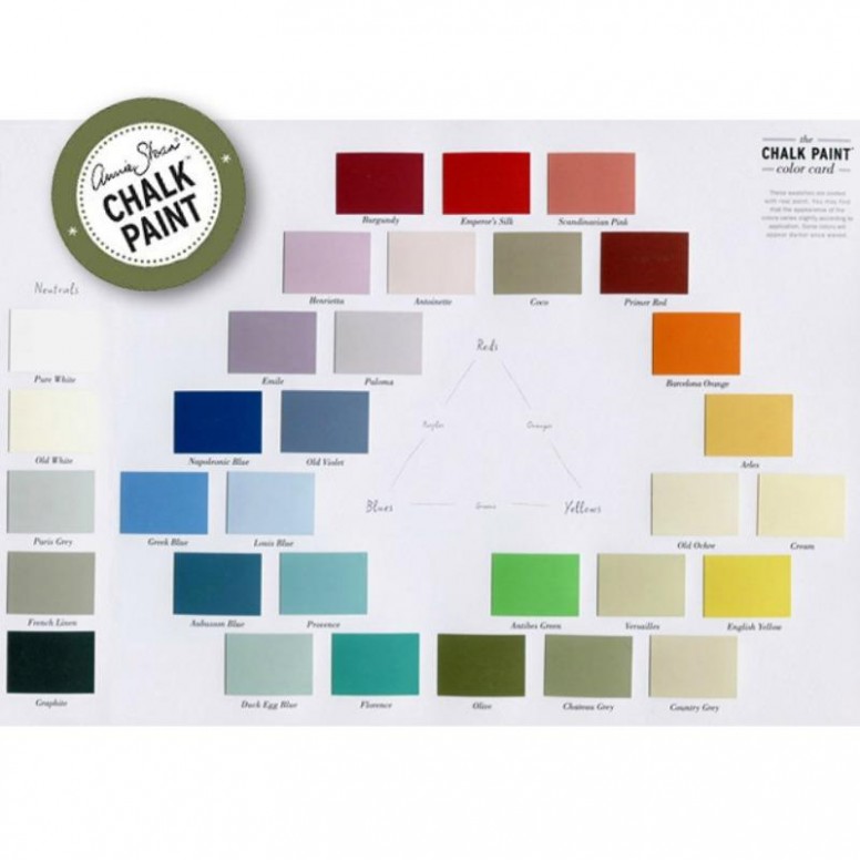 Annie Sloan Chalk Paint™ Color Card | Royal Design Studio ..