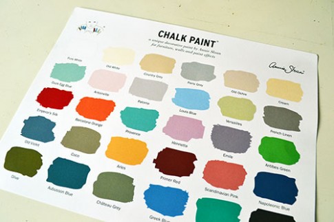 Annie Sloan Chalk Paint Color Chart Angie's Roost Color Chart For Annie Sloan Chalk Paint