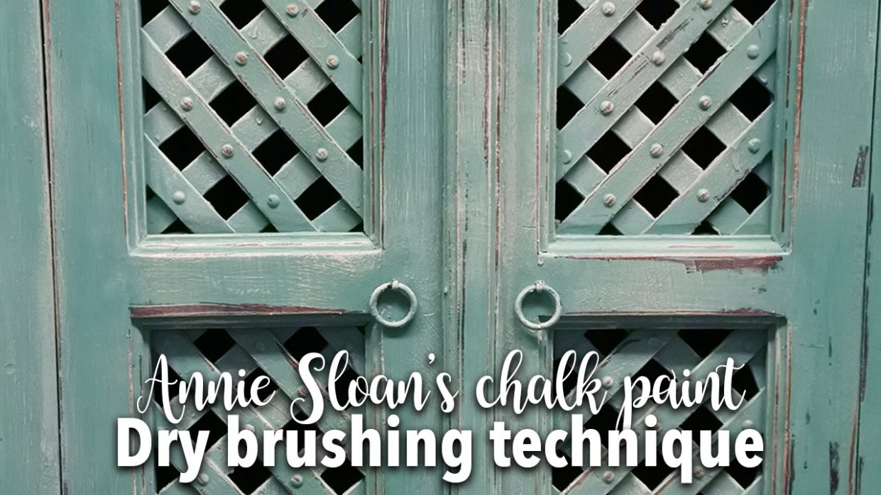 Annie Sloan Chalk Paint Dry Brushing Technique Annie Sloan Chalk Paint Method