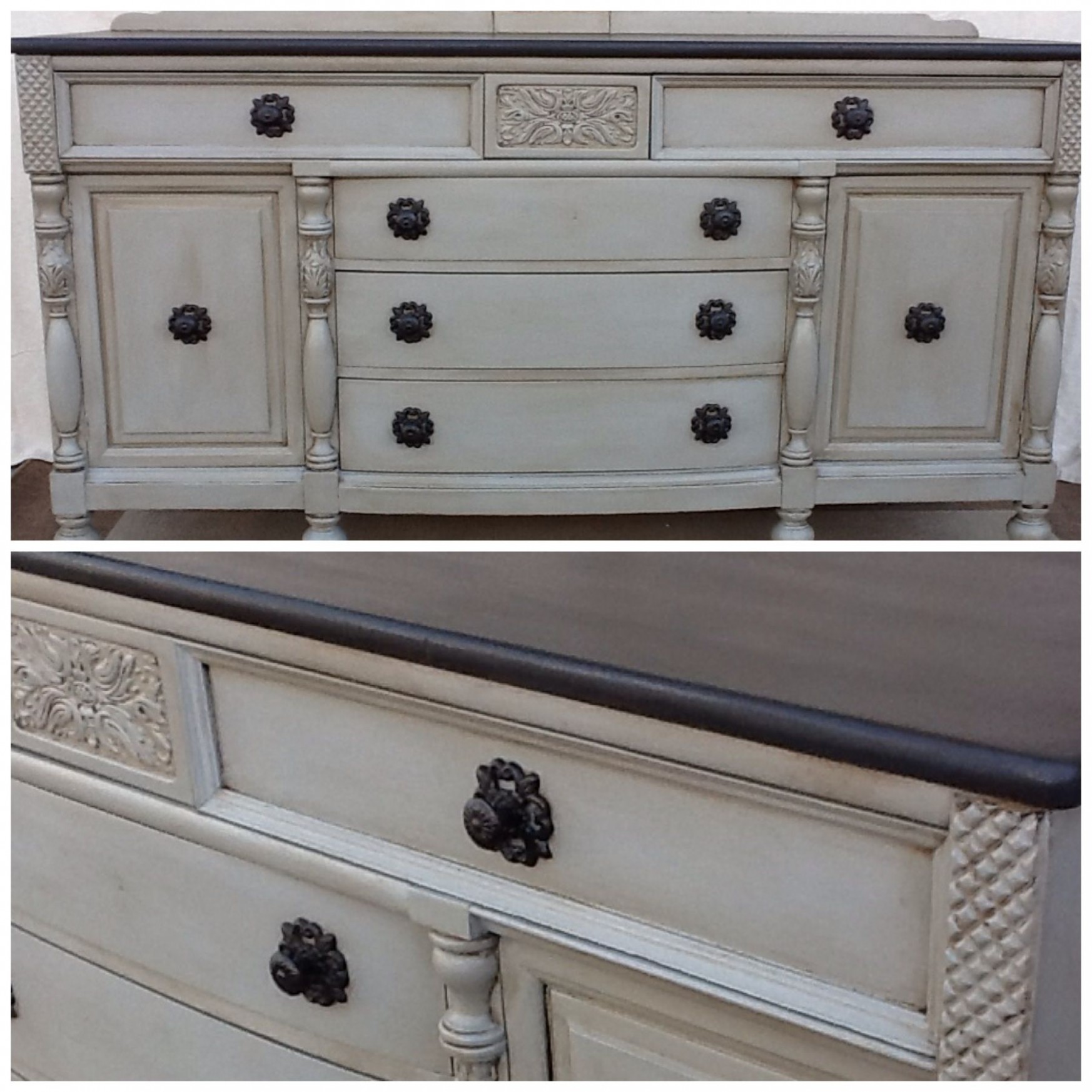 Annie Sloan Chalk Paint~french Linen With Clear And Dark ..