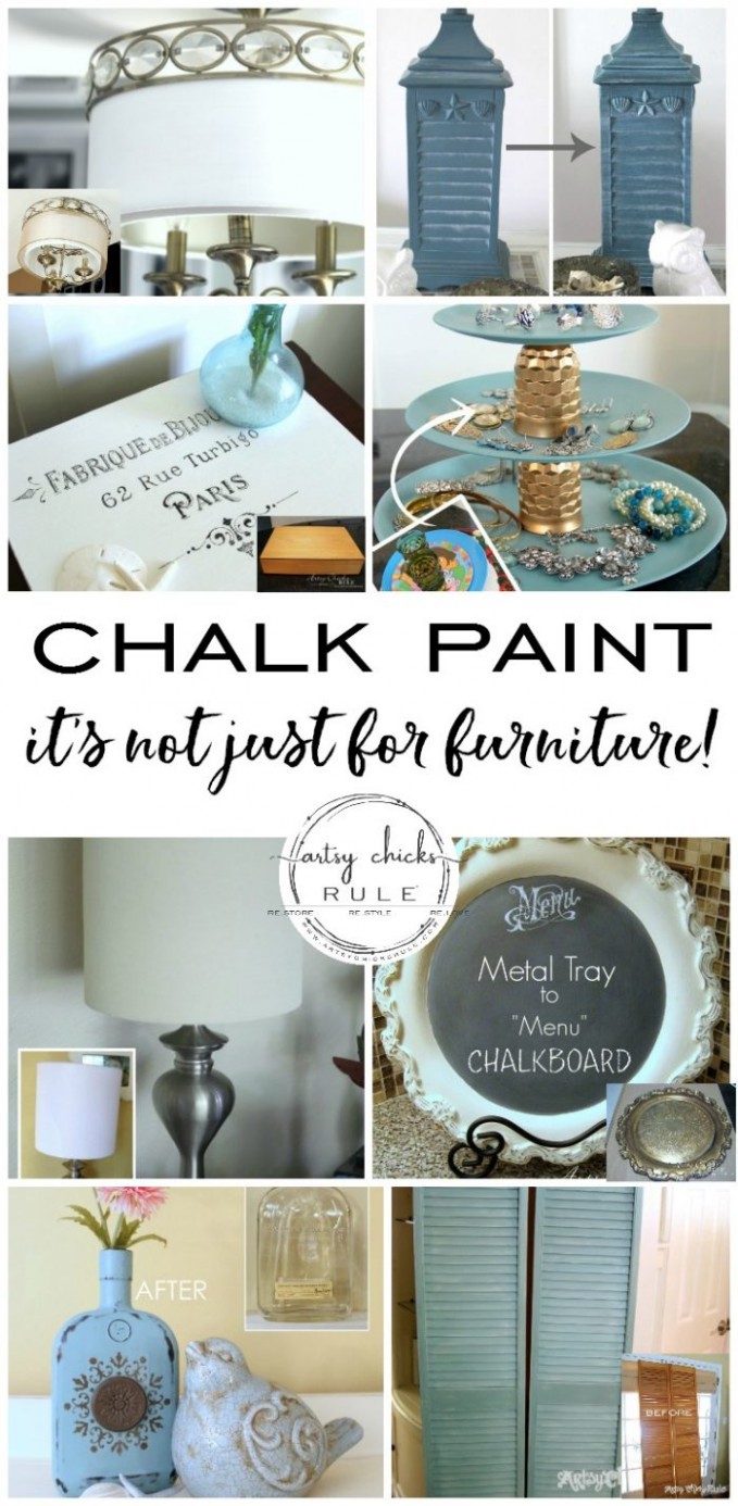 Annie Sloan Chalk Paint.... It's Not Just For Furniture ..