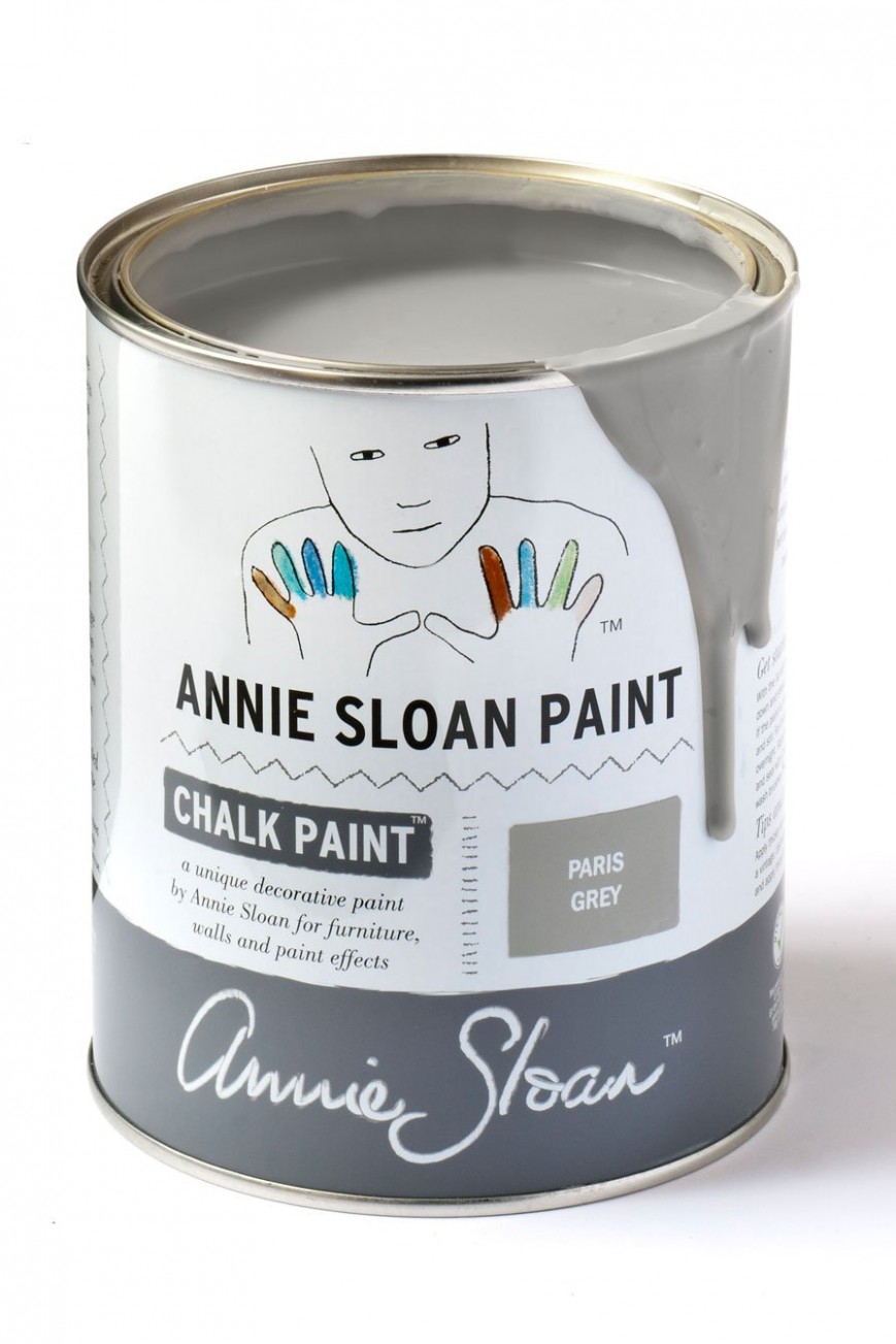 Annie Sloan® Chalk Paint™ Litre: Paris Grey Where To Buy Chalk Paint In Austin Tx