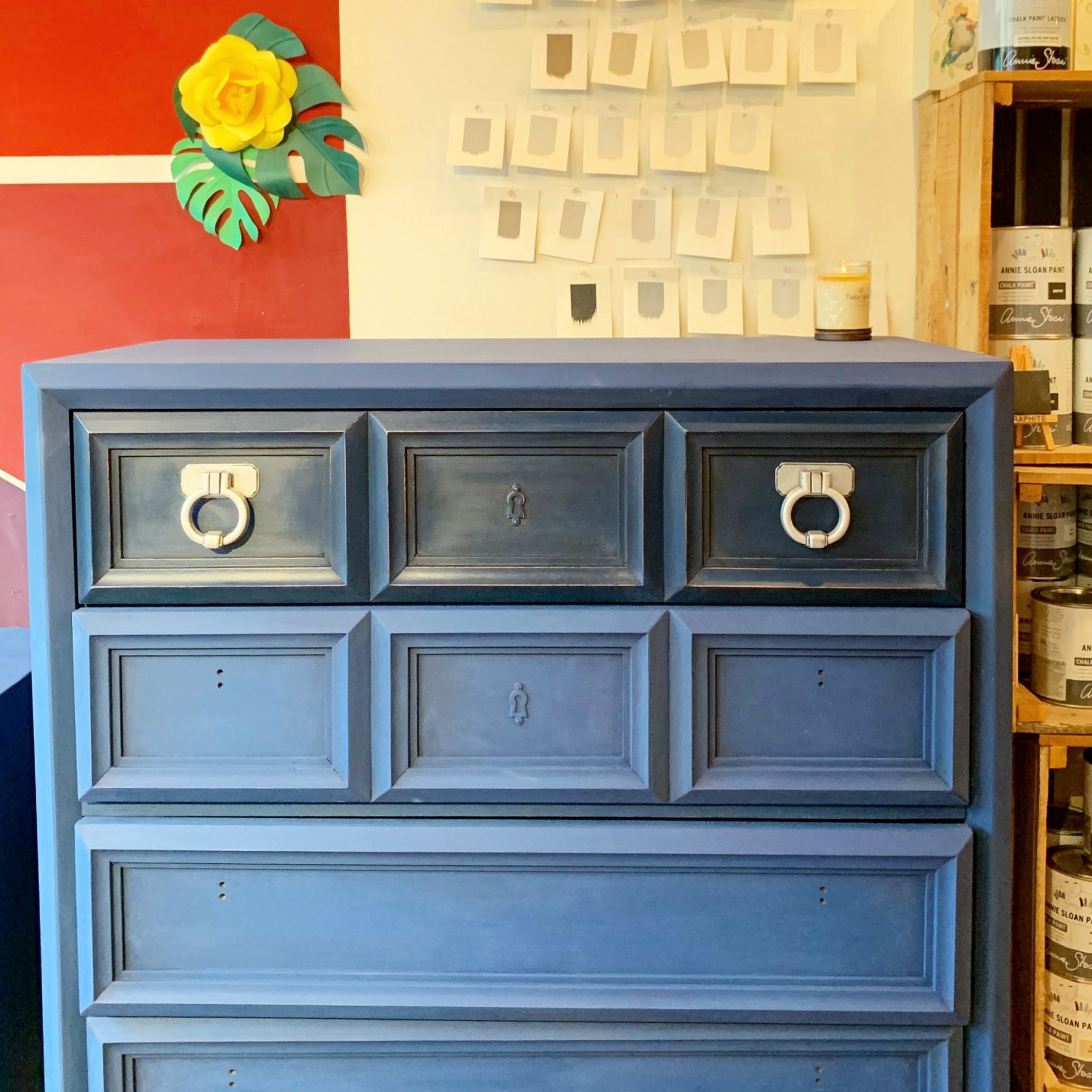 Annie Sloan Chalk Paint® – Napoleonic Blue Annie Sloan Chalk Paint Colors With Wax