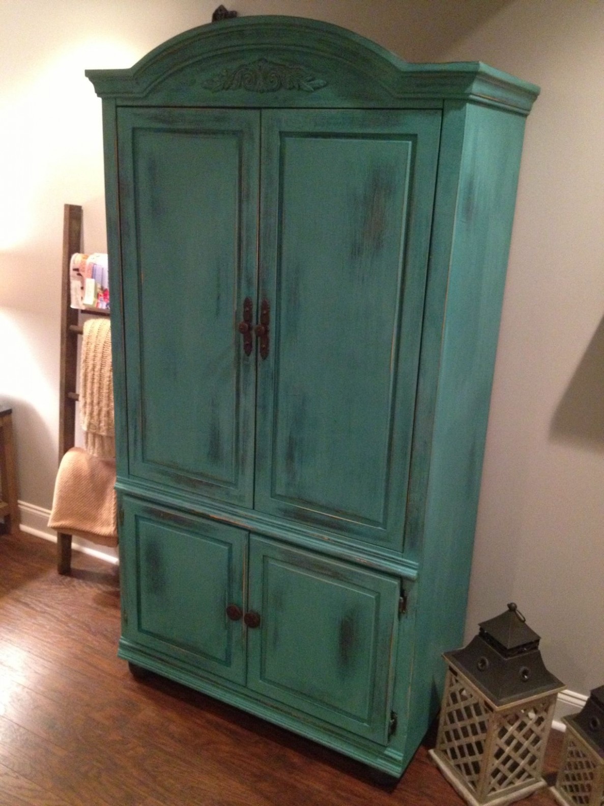 Annie Sloan Chalk Paint Project Old Pine Armoire First ..