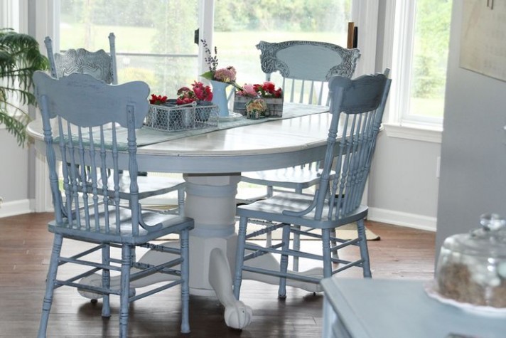 Annie Sloan Chalk Paint Table And Chairs | Kitchen Table ..