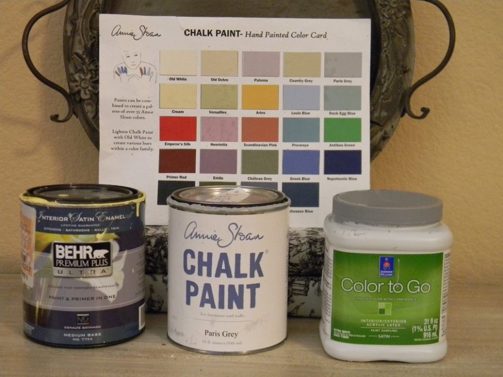 Annie Sloan Chalk Paint Vs. Latex Paint. Exact Ascp Colors ..