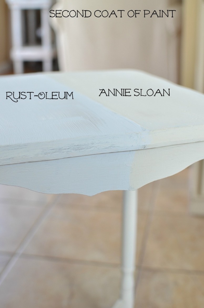 Annie Sloan Chalk Paint Vs Rust Oleum Chalked Paint Can I Use Chalk Paint On Rusty Metal