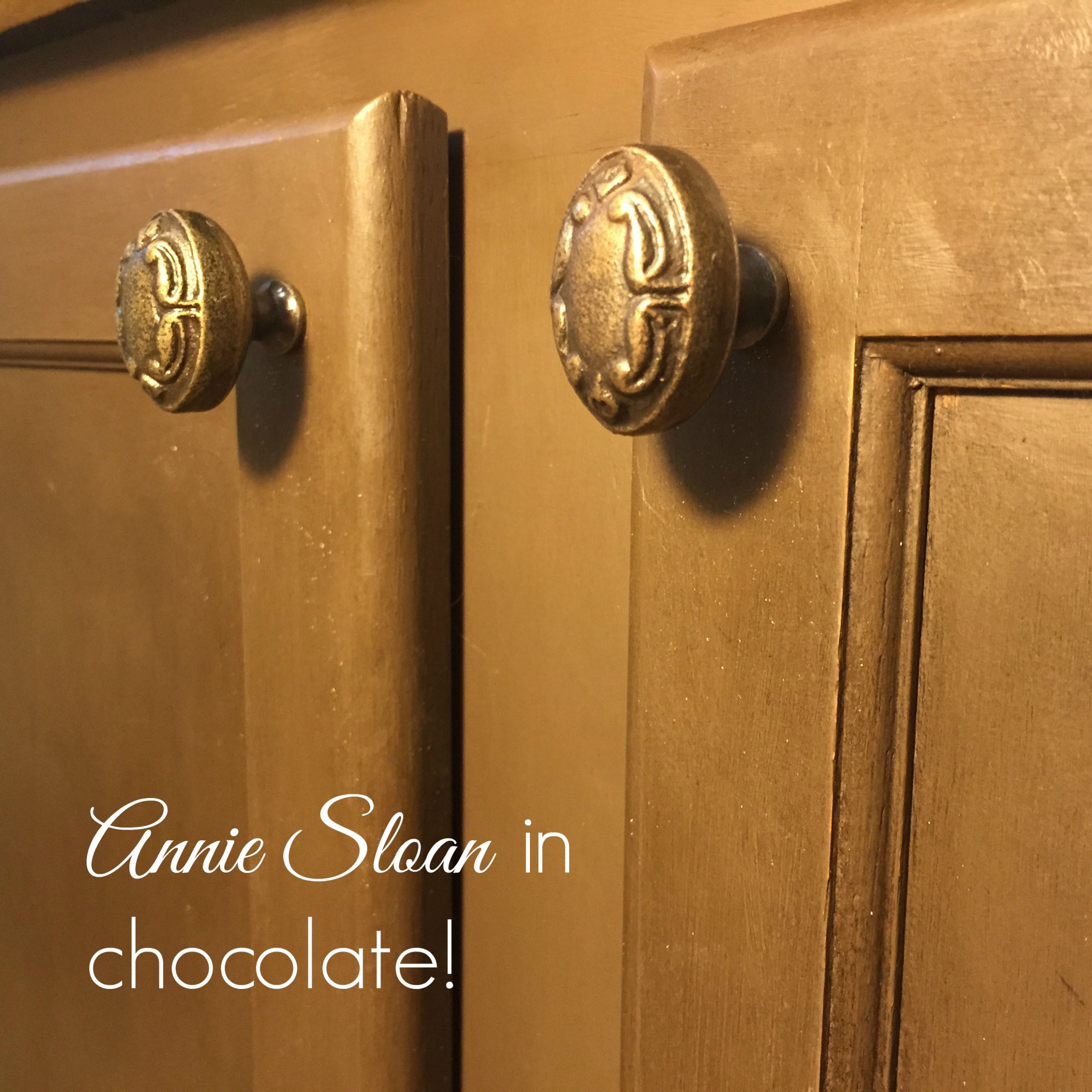 Annie Sloan Dark Chocolate Brown Master Bathroom Cabinet Makeover Hobby Lobby Annie Sloan Chalk Paint