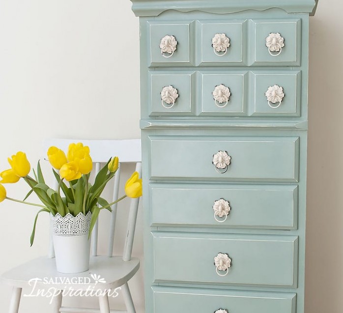 Annie Sloan Duck Egg Blue | Before & After Annie Sloan Chalk Paint Hobby Lobby