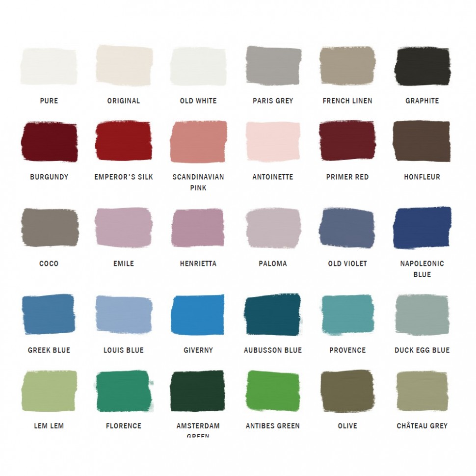 Annie Sloan Furniture Chalk Paint 10ml (various Colours) Annie Sloan Chalk Paint Reers