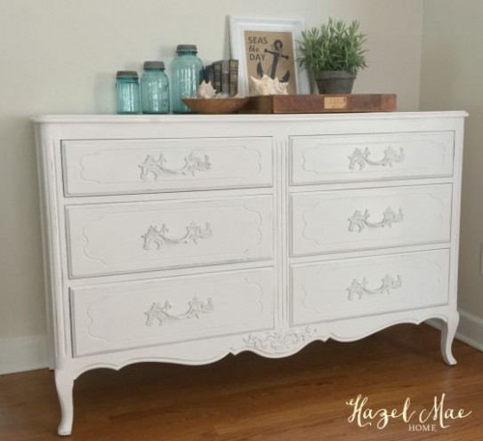 Annie Sloan Pure White Dresser By Hazel Mae Home | Hazel ..