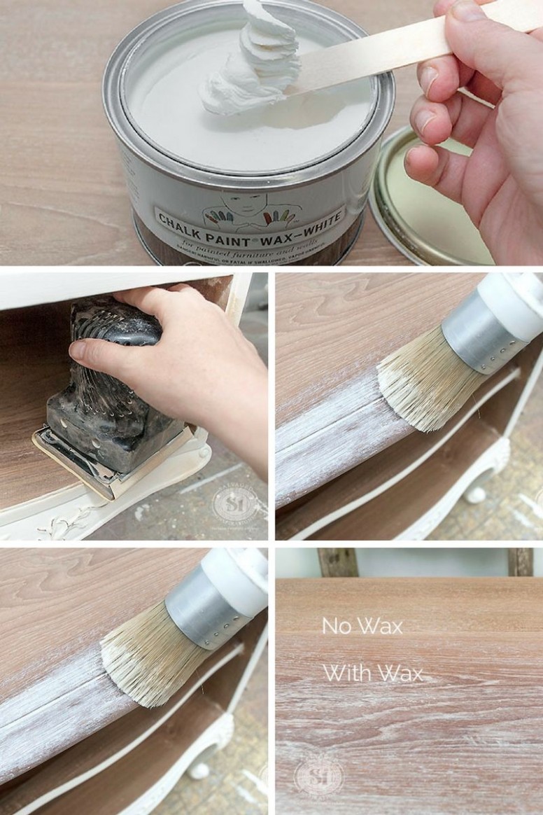 Annie Sloan White Wax | Paint Furniture, Chalk Paint Furniture ..