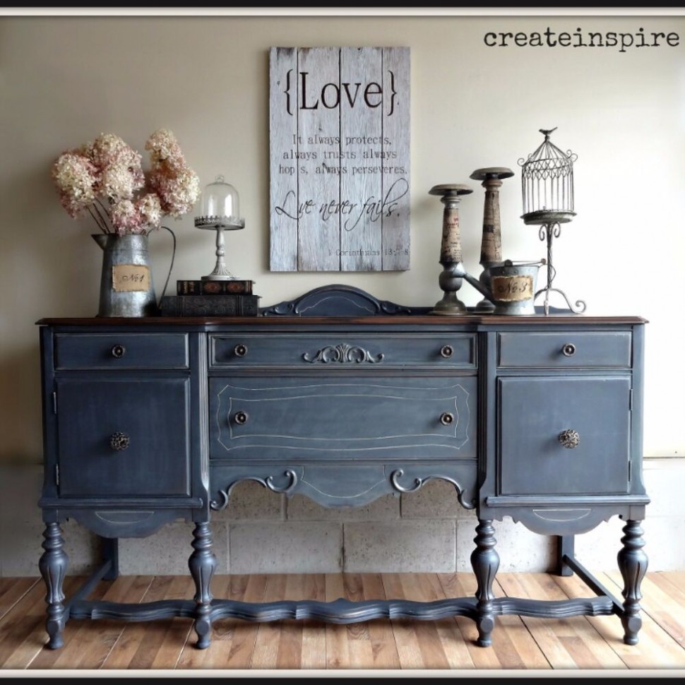 Antique Buffet In Ash From Fusion Mineral Paint | Hometalk Where To Buy General Finishes Chalk Paint