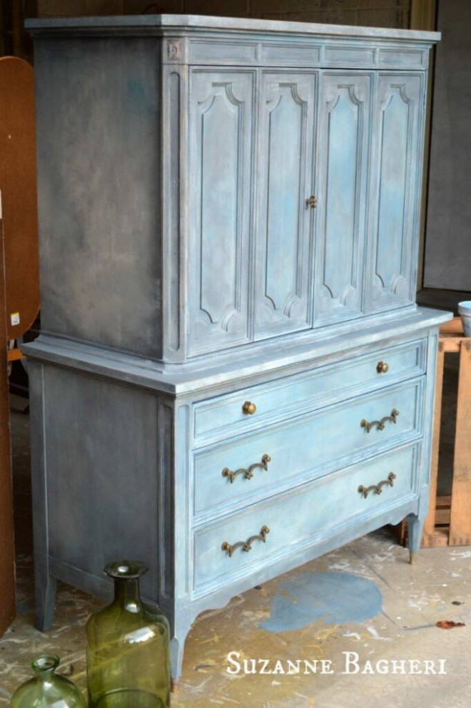 Armoire In Annie Sloan Chalk Paint By Suzanne Bagheri Whitewash With Annie Sloan Chalk Paint