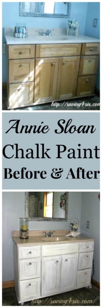 Bathroom Vanity Makeover With Annie Sloan Chalkpaint Where To Buy Annie Sloan Chalk Paint In Oklahoma
