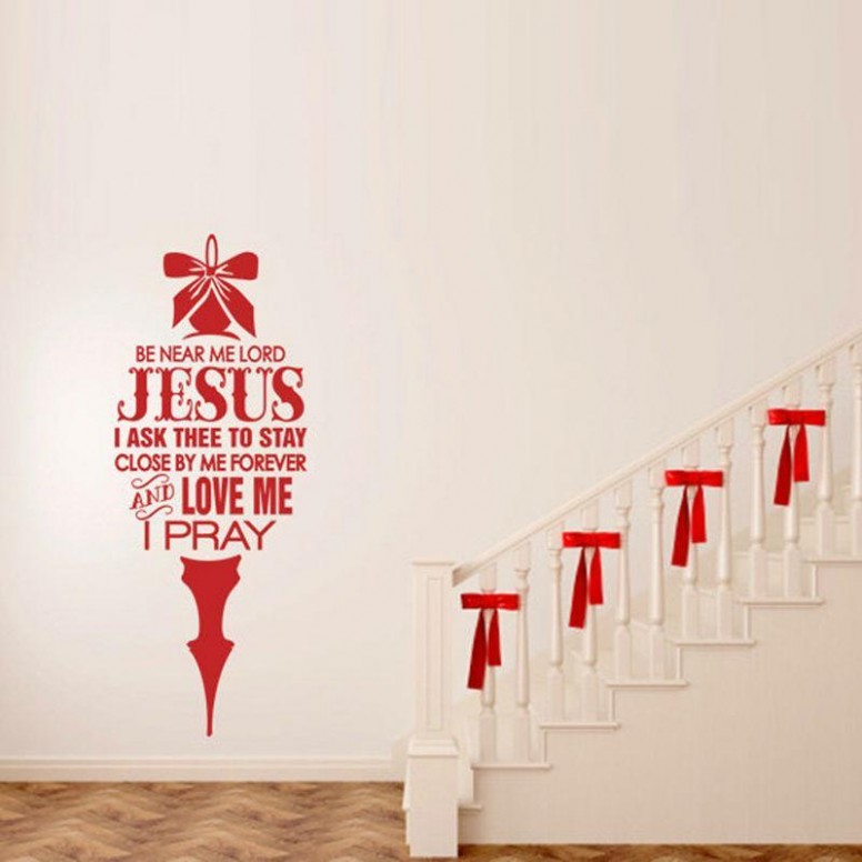 Be Near Me Lord Jesus Wall Sticker Pvc Removable Diy Home ..
