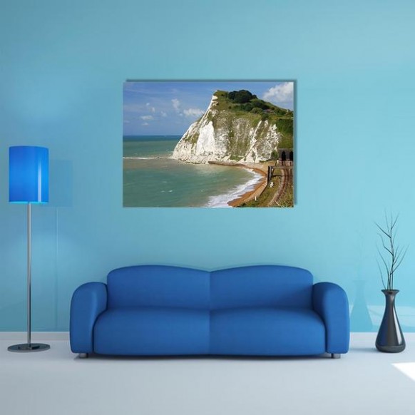 Beautiful White Cliffs Near Dover Multi Panel Canvas Wall ..