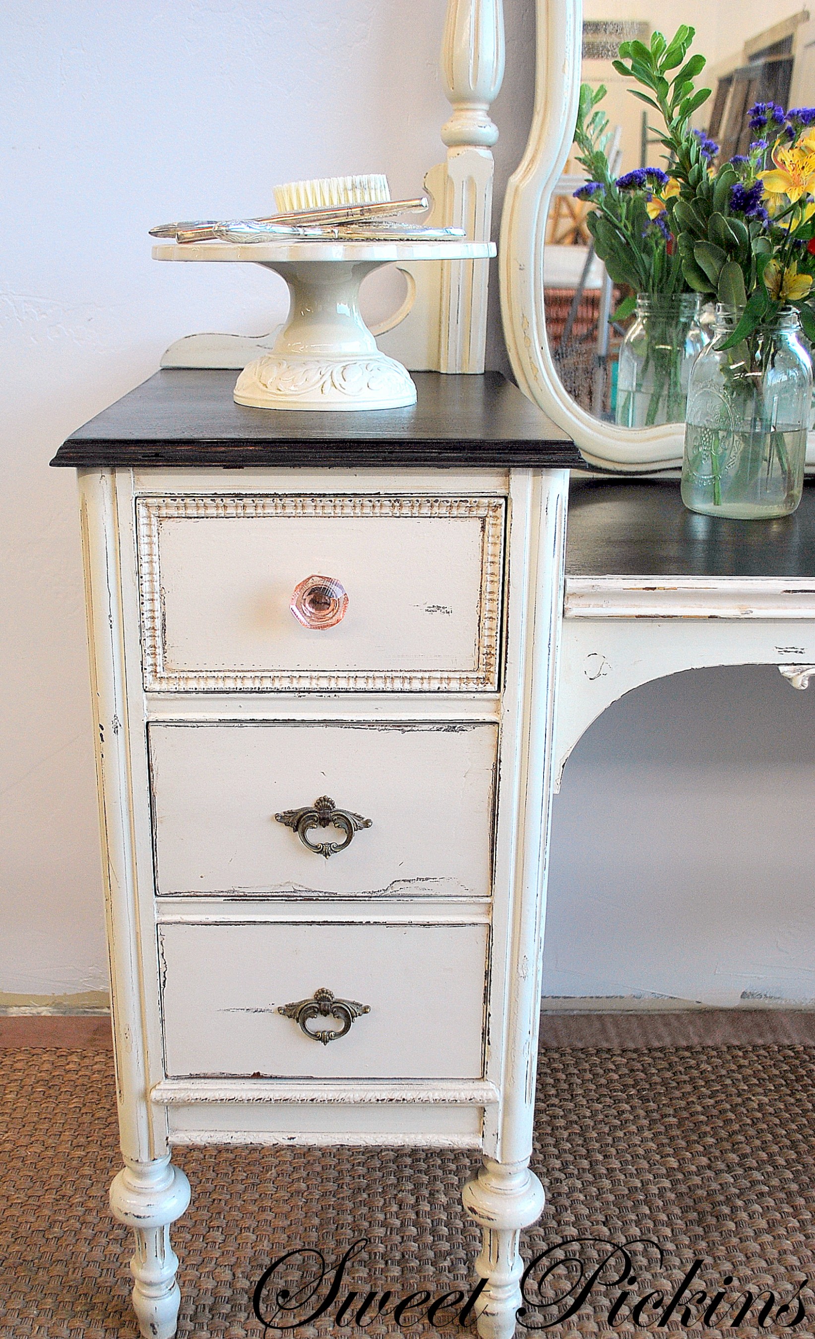 Before & After – Refinished Antique Vanity | Sweet ... Hobby Lobby Furniture