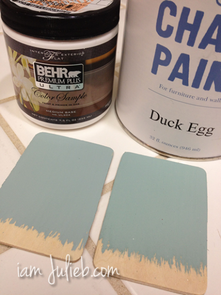 Behr Gray Morning Vs. Duck Egg Chalk Paint In 2019 | Annie ..