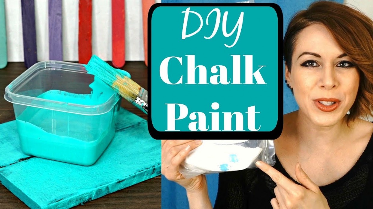 Best Diy Chalkpaint Recipe! Learn To Apply And Seal Your Chalkpaint ! Annie Sloan Chalk Paint Equivalent