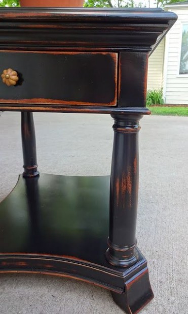 Black Paint Over Stain. I Want This For The Base Of The ..