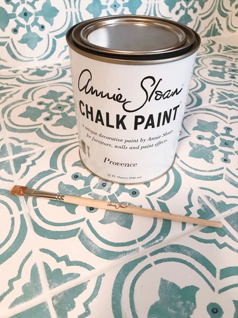 Blog Archive Diy Moroccan Tiles With Annie Sloan Chalkpaint! Annie Sloan Chalk Paint Time Between Coats