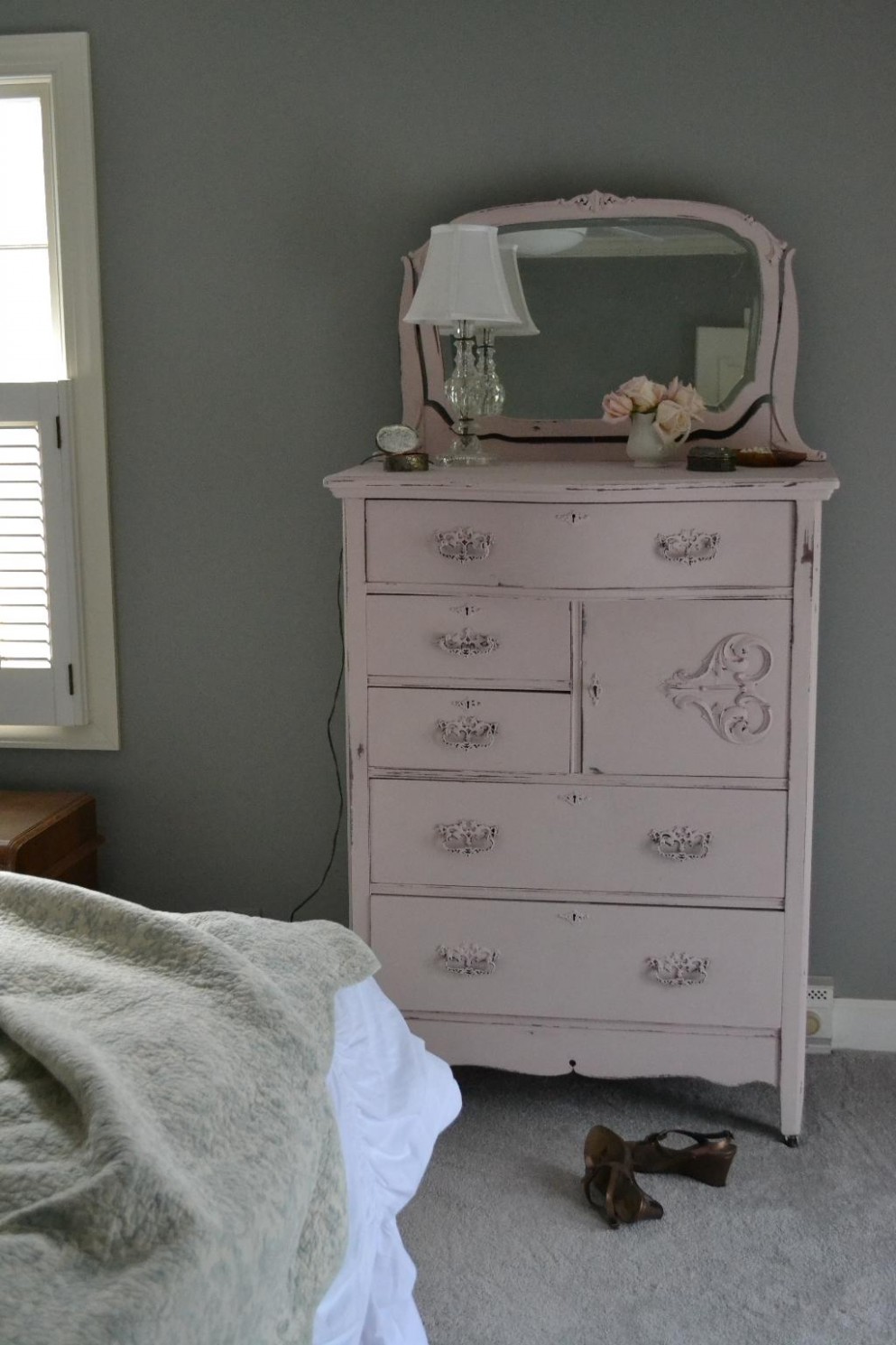 Blush Painted Dresser In Annie Sloan Antoinette Chalk Paint ..
