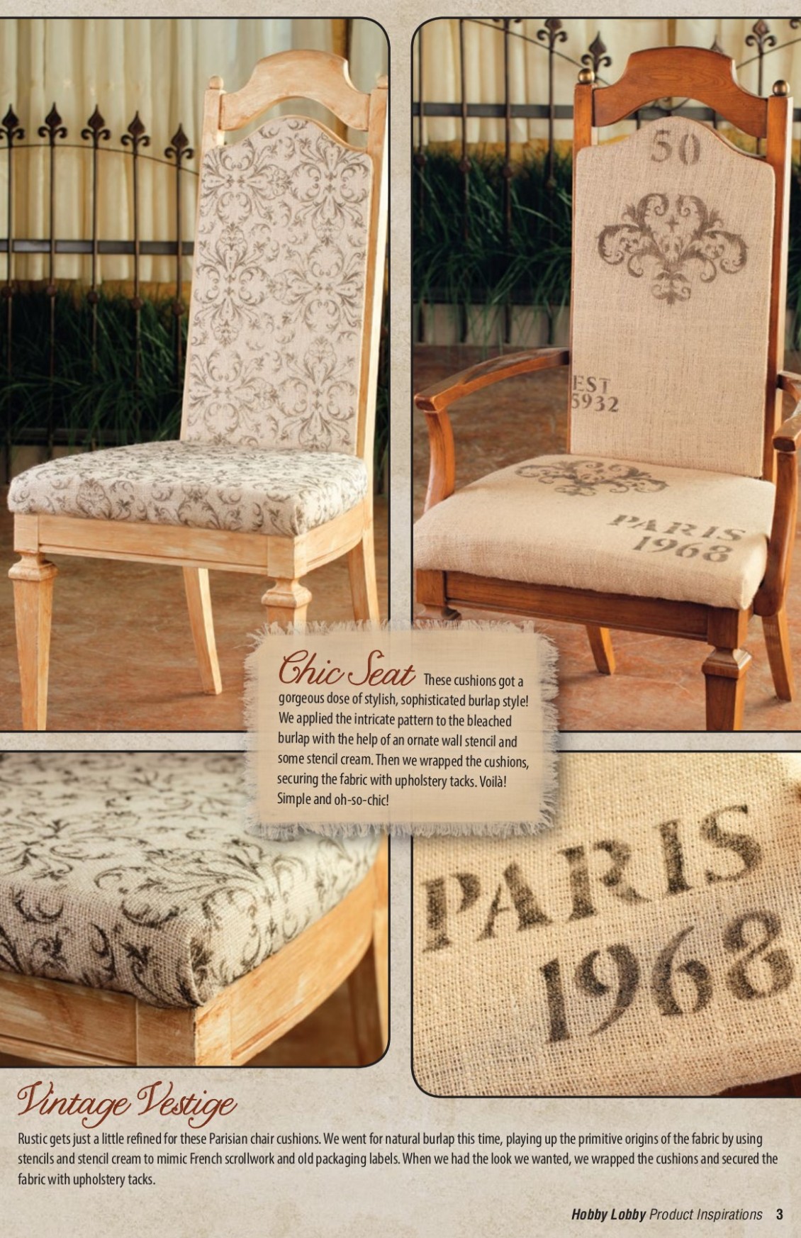 Burlap Goes Beautiful Hobby Lobby Pages 10 10 Text Version ..