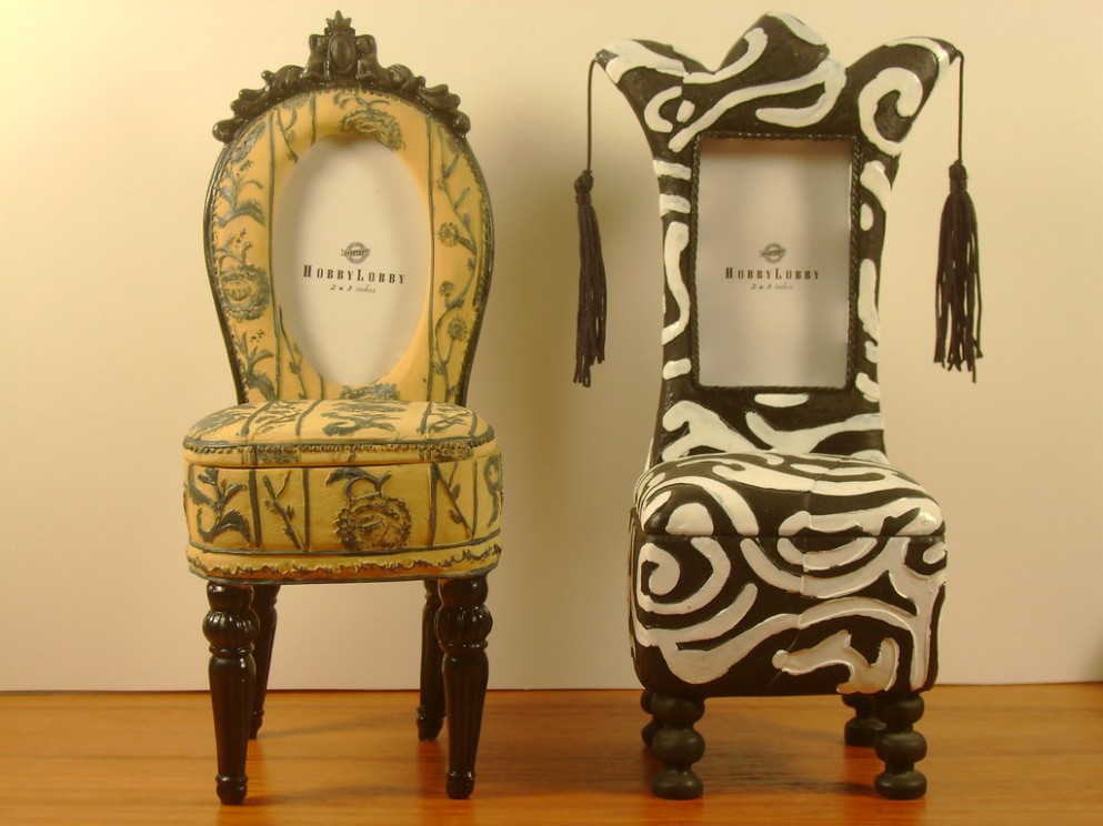 Chairs Before Repainting | These Are Picture Frames/ Trinket… | Flickr Furniture Hobby Lobby