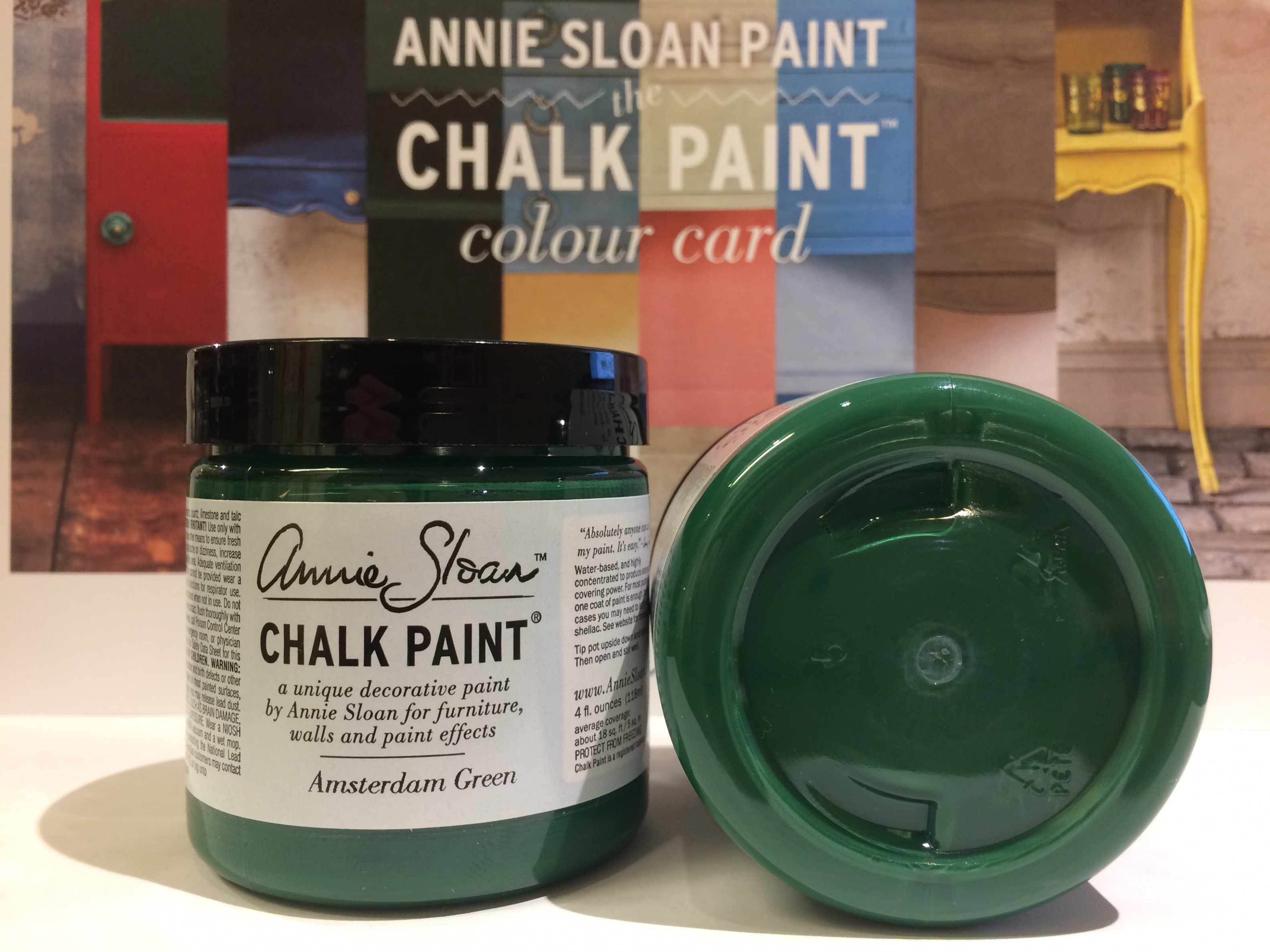 Chalk Paint™ Amsterdam Green 8 Oz Annie Sloan Chalk Paint Green