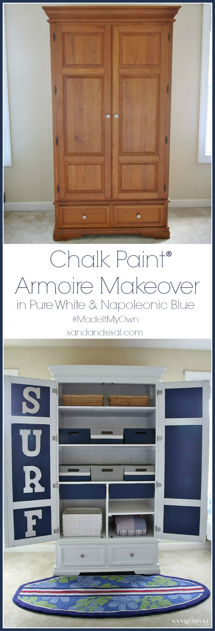 Chalk Paint Armoire Makeover Annie Sloan Chalk Paint 2nd Coat