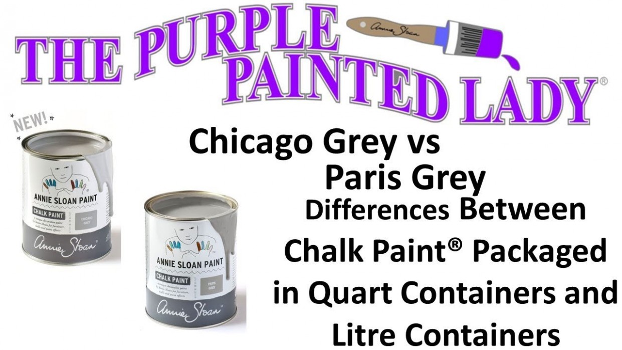 Chalk Paint® By Annie Sloan Global Alignment Chicago Grey And Paris Grey Annie Sloan Chalk Paint Logo